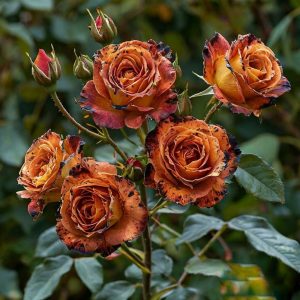 Роза плетистая Оранжевый Бриллиант купить по цене от 450р. в интернет-магазине «Посадика» с доставкой почтой в в Кыштыме и по всей России – [изображение №1].